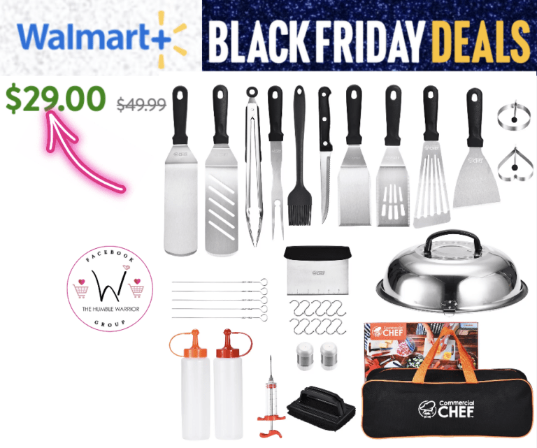 Commercial Chef 36-Piece BBQ & Blackstone Griddle Accessory Kit!